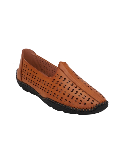 pelle albero Men Tan Brown Leather Mojaris