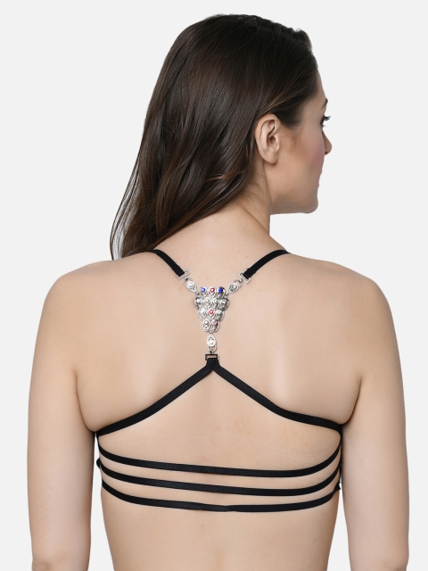 Da Intimo Black & Olive Green Print Heavily Padded Wired Styled Back Push Up Bra DI-1220
Da Intimo Black & Olive Green Print Heavily Padded Wired Styled Back Push Up Bra DI-1220