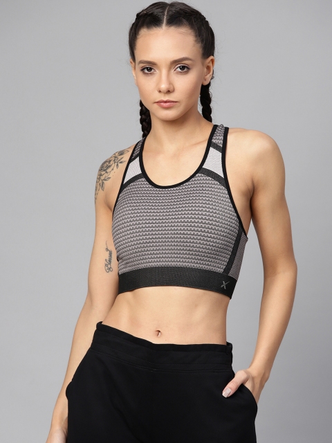 HRX by Hrithik Roshan Pink Soild Light Support Seamless Rapid-Dry Yoga Sports Bra, Black
HRX by Hrithik Roshan Pink Soild Light Support Seamless Rapid-Dry Yoga Sports Bra, Black