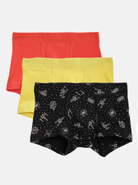 mackly Boys Pack of 3 Boxers C2-02-2-4yrs, Orange