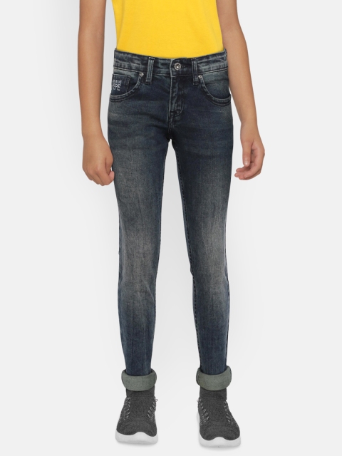 Pepe Jeans Boys Blue Slim Fit Mid-Rise Clean Look Jeans
