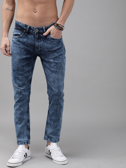 Roadster GreenTurn Men Blue Skinny Fit Mid-Rise Low Distress Cropped Save Water Acid Wash Sustainable Jeans
Roadster GreenTurn Men Blue Skinny Fit Mid-Rise Low Distress Cropped Save Water Acid Wash Sustainable Jeans
