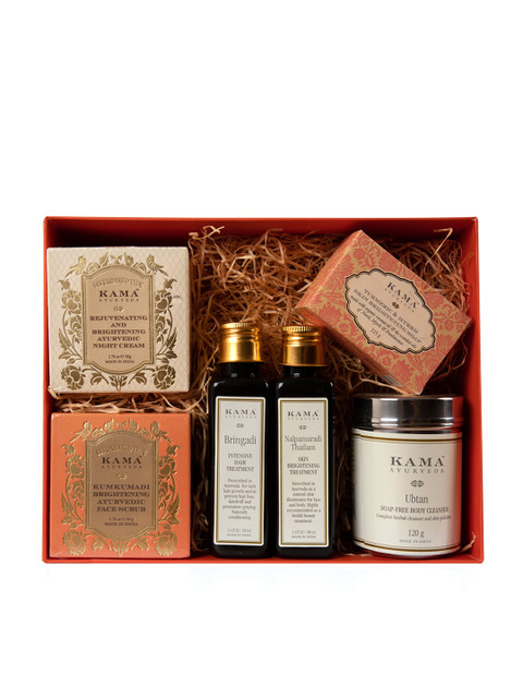 KAMA AYURVEDA Unisex The Ultimate Wedding Regime Bath & Body Gift Set, Orange
KAMA AYURVEDA Unisex The Ultimate Wedding Regime Bath & Body Gift Set, Orange