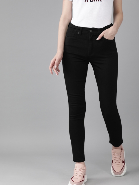 Pepe Jeans Women Black Dion Skinny Fit High-Rise Clean Look Stretchable Cropped Jeans
Pepe Jeans Women Black Dion Skinny Fit High-Rise Clean Look Stretchable Cropped Jeans