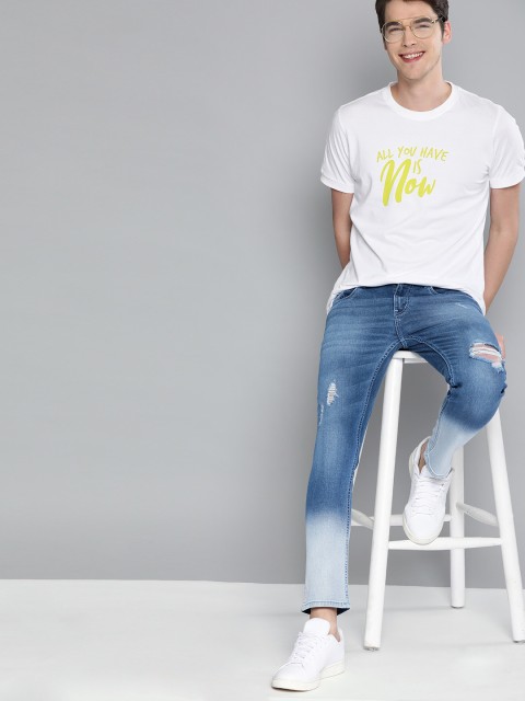 Mast & Harbour Men Blue Skinny Fit Mid-Rise Mildly Distressed Stretchable Jeans
Mast & Harbour Men Blue Skinny Fit Mid-Rise Mildly Distressed Stretchable Jeans