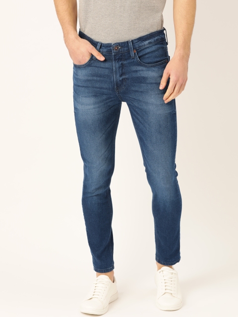 United Colors of Benetton Men Blue Regular Fit Low-Rise Clean Look Stretchable Jeans
