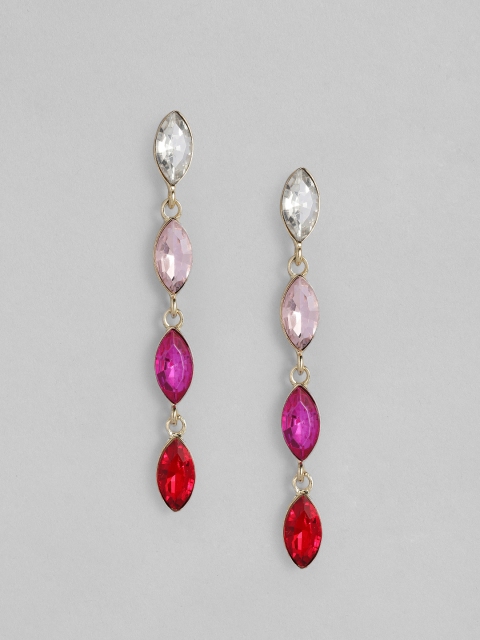Accessorize Multicoloured Contemporary Drop Earrings, Multi