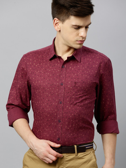 Indian Terrain Men Burgundy & Mustard Yellow Slim Fit Self Design Casual Shirt
Indian Terrain Men Burgundy & Mustard Yellow Slim Fit Self Design Casual Shirt