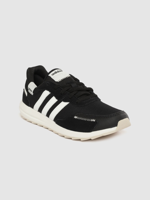 ADIDAS Women Black Solid Retrorun Running Shoes