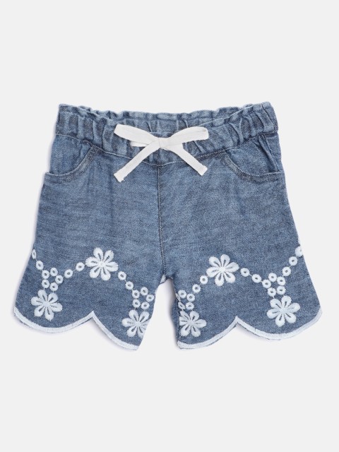 U.S. Polo Assn. Kids Girls Blue Washed Embroidered Regular Fit Pure Cotton Denim Shorts
U.S. Polo Assn. Kids Girls Blue Washed Embroidered Regular Fit Pure Cotton Denim Shorts