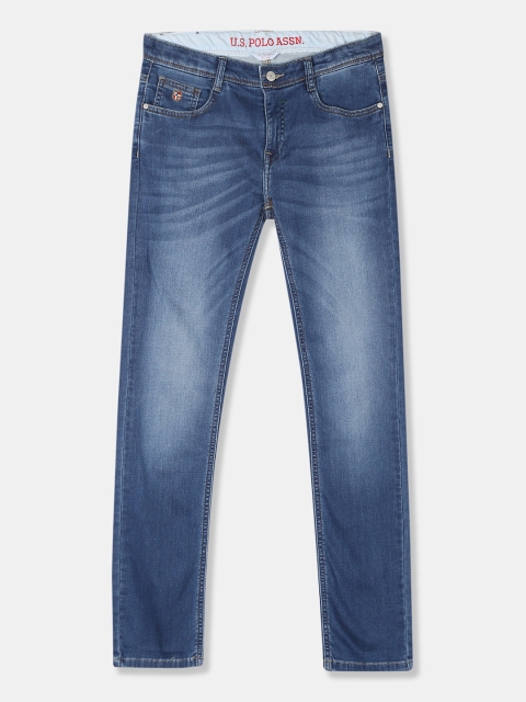 U.S. Polo Assn. Kids Boys Navy Blue Skinny Fit Mid-Rise Clean Look Stretchable Jeans
U.S. Polo Assn. Kids Boys Navy Blue Skinny Fit Mid-Rise Clean Look Stretchable Jeans