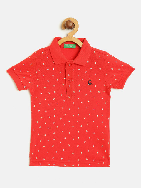 United Colors of Benetton Boys Red & White Printed Polo Collar T-shirt
United Colors of Benetton Boys Red & White Printed Polo Collar T-shirt