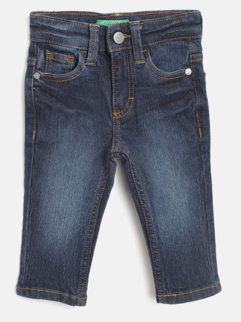 United Colors of Benetton Boys Navy Blue Skinny Fit Mid-Rise Clean Look Stretchable Jeans
United Colors of Benetton Boys Navy Blue Skinny Fit Mid-Rise Clean Look Stretchable Jeans