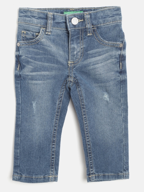 United Colors of Benetton Boys Blue Skinny Fit Mid-Rise Low Distress Stretchable Jeans
United Colors of Benetton Boys Blue Skinny Fit Mid-Rise Low Distress Stretchable Jeans