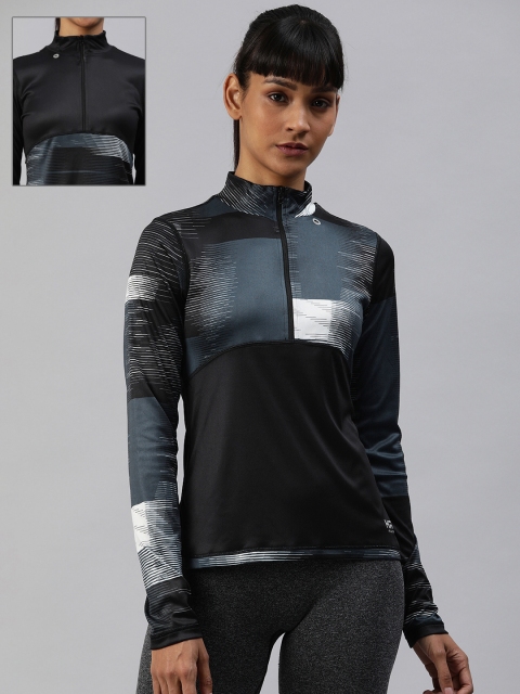 HRX by Hrithik Roshan Black Colorblock Rapid-Dry Antimicrobial Reversible Running T-shirt
HRX by Hrithik Roshan Black Colorblock Rapid-Dry Antimicrobial Reversible Running T-shirt