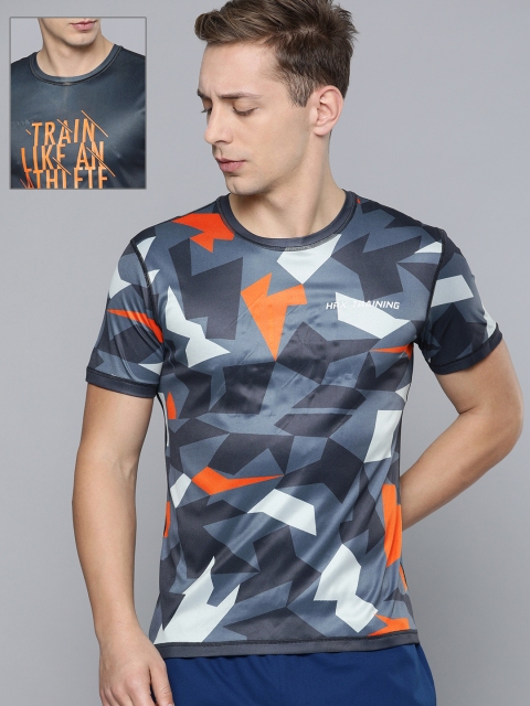 HRX by Hrithik Roshan Men Blue Printed Rapid-Dry Antimicrobial Training Round Neck T-shirt
HRX by Hrithik Roshan Men Blue Printed Rapid-Dry Antimicrobial Training Round Neck T-shirt