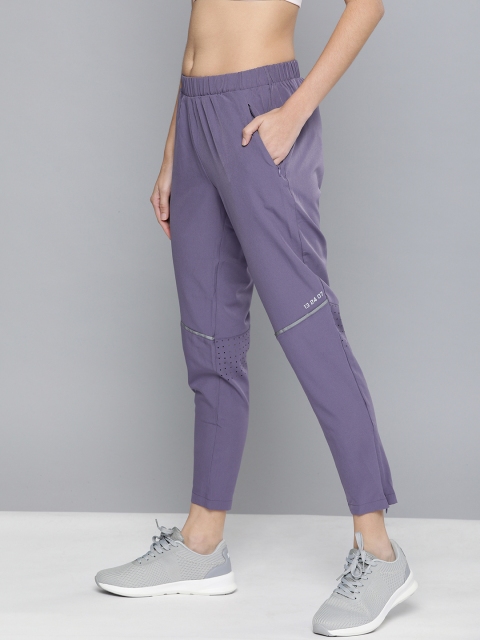 HRX by Hrithik Roshan Women Purple Solid Slim Rapid Dry Antimicrobial Training Track Pants
HRX by Hrithik Roshan Women Purple Solid Slim Rapid Dry Antimicrobial Training Track Pants