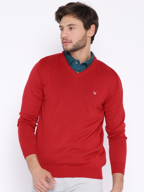 Solly Sport by Allen Solly Red Sweater