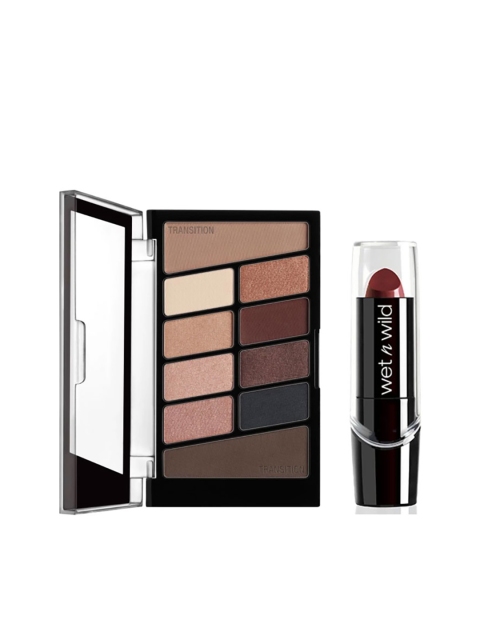 Wet n Wild Sustainable Set of Silk Finish Lipstick & Color Icon 10 Pan Eyeshadow Palette, Multi
Wet n Wild Sustainable Set of Silk Finish Lipstick & Color Icon 10 Pan Eyeshadow Palette, Multi