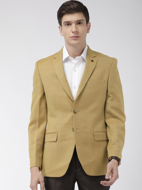 Raymond Men Beige & Brown Contemporary Fit Self Designed Single-Breasted Formal Blazer
Raymond Men Beige & Brown Contemporary Fit Self Designed Single-Breasted Formal Blazer