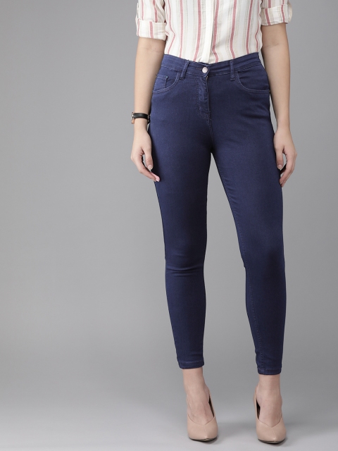 Park Avenue Women Blue Ultra Skinny Fit Mid-Rise Clean Look Stretchable Cropped Jeans
Park Avenue Women Blue Ultra Skinny Fit Mid-Rise Clean Look Stretchable Cropped Jeans