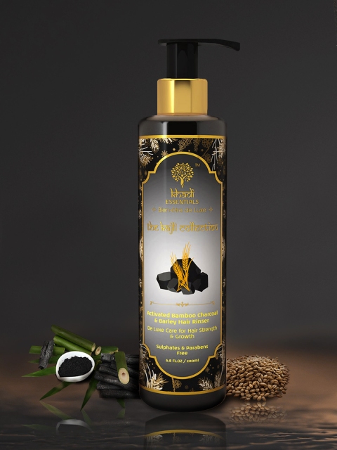 Khadi Essentials Charcoal Hair Shampoo For Oily Hair with Barley & Methi for Hair Volume, Grey
Khadi Essentials Charcoal Hair Shampoo For Oily Hair with Barley & Methi for Hair Volume, Grey