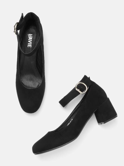 Lavie Women Black Solid Pumps