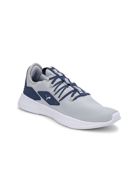 Puma Men Grey Mesh Running Shoes
