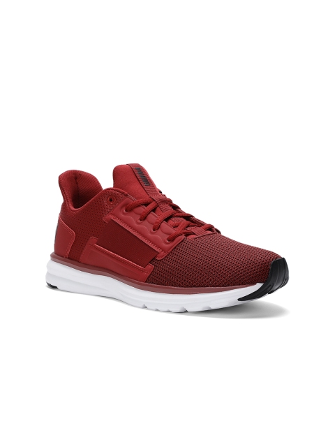 Puma Men Enzo Street Red Mesh Running Shoes