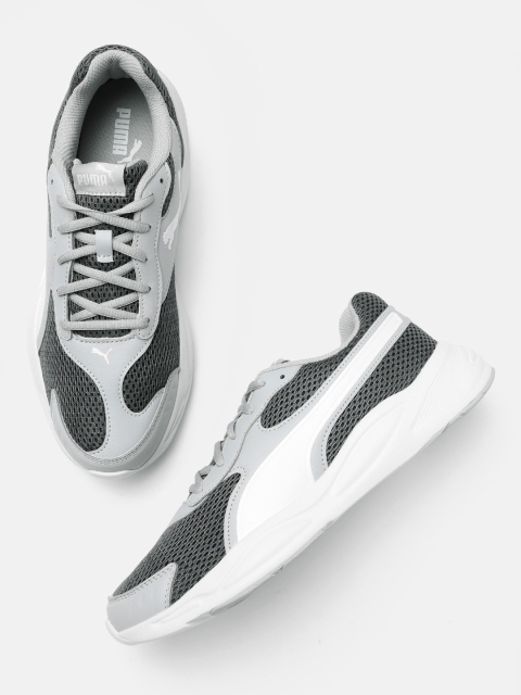Puma Unisex Grey 90s Sneakers