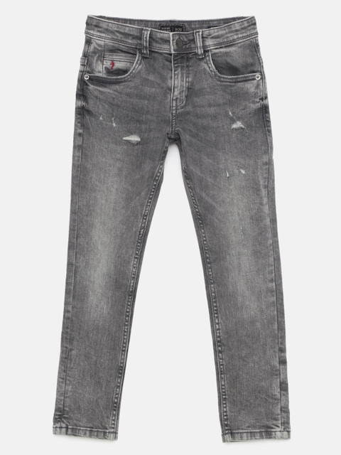 Indian Terrain Boys Grey Regular Fit Mid-Rise Mildly Distressed Stretchable Jeans
Indian Terrain Boys Grey Regular Fit Mid-Rise Mildly Distressed Stretchable Jeans