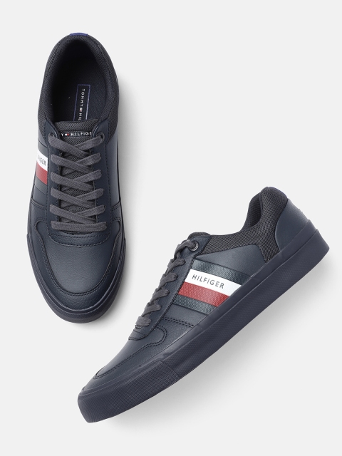 Tommy Hilfiger Men Blue Solid Sneakers