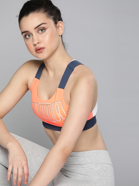 Puma Orange Printed Non-Wired Lightly Padded DryCELL Feel It Training Sports Bra 51828911
Puma Orange Printed Non-Wired Lightly Padded DryCELL Feel It Training Sports Bra 51828911