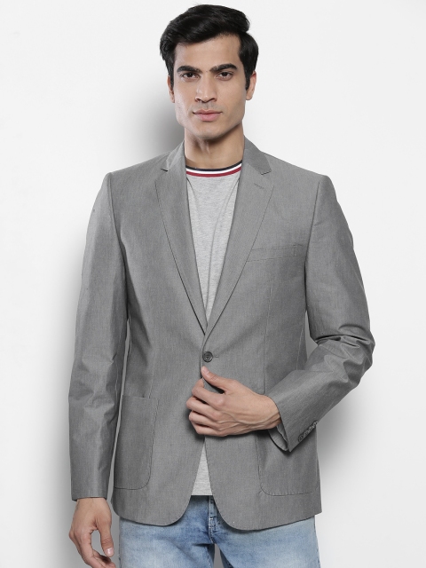 Marks & Spencer Men Grey Melange Solid Slim Fit Single-Breasted Smart Casual Blazer
Marks & Spencer Men Grey Melange Solid Slim Fit Single-Breasted Smart Casual Blazer
