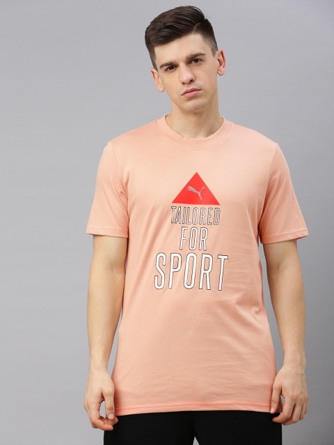 Puma Men Peach-Coloured Relaxed Fit Printed TFS Industrial Round Neck Pure Cotton T-shirt
Puma Men Peach-Coloured Relaxed Fit Printed TFS Industrial Round Neck Pure Cotton T-shirt