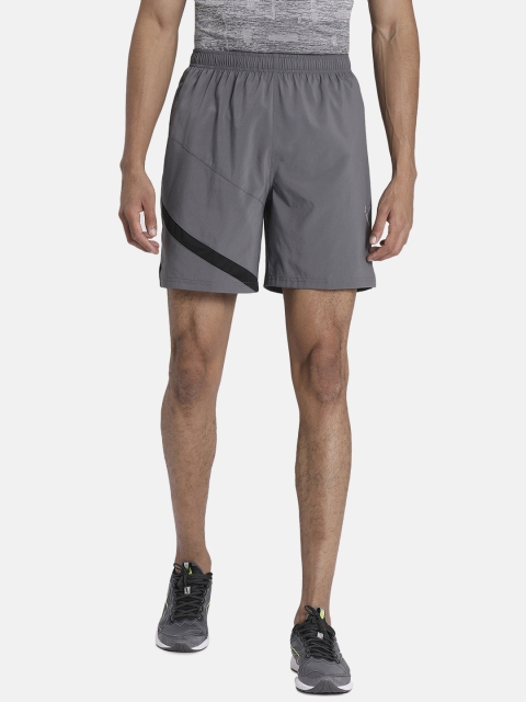 Puma Men Grey Solid IGNITE Woven Training Shorts