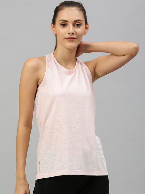 Puma Women Pink Solid Twist It Dry-Cell Training Styled Back Top With Printed Detail
Puma Women Pink Solid Twist It Dry-Cell Training Styled Back Top With Printed Detail