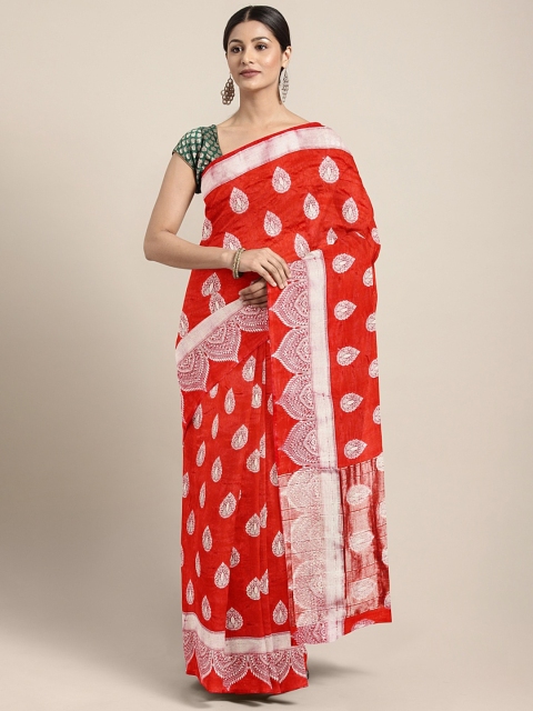 The Chennai Silks Classicate Red & Silver-Toned Viscose Rayon Woven Design Banarasi Saree
The Chennai Silks Classicate Red & Silver-Toned Viscose Rayon Woven Design Banarasi Saree