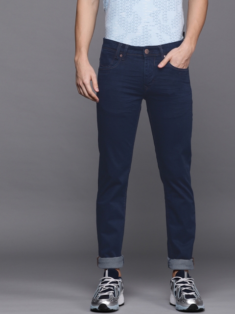 Louis Philippe Jeans Men Navy Blue Matt Slim Fit Low-Rise Clean Look Stretchable Jeans
Louis Philippe Jeans Men Navy Blue Matt Slim Fit Low-Rise Clean Look Stretchable Jeans