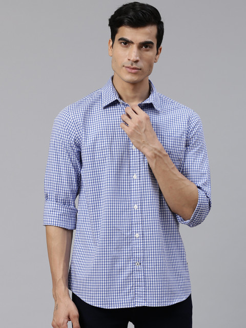 Nautica Men Blue & White Classic Regular Fit Knitted Checked Casual Shirt
Nautica Men Blue & White Classic Regular Fit Knitted Checked Casual Shirt