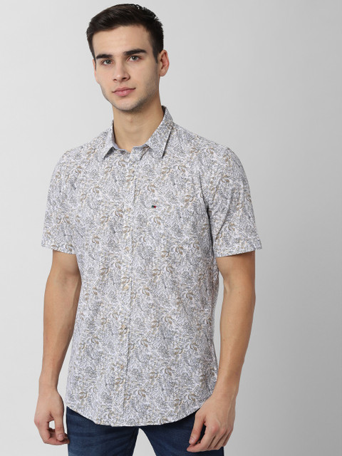 Peter England Men Blue & White Slim Fit Printed Casual Shirt
Peter England Men Blue & White Slim Fit Printed Casual Shirt