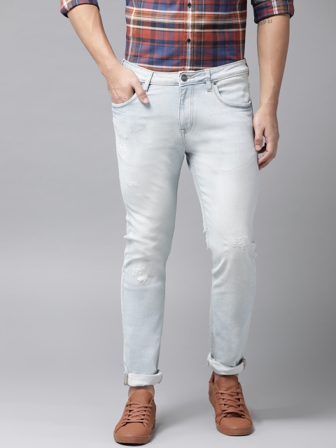 Blackberrys Men Blue Skinny Fit Low-Rise Mildly Distressed Stretchable Cropped Jeans
Blackberrys Men Blue Skinny Fit Low-Rise Mildly Distressed Stretchable Cropped Jeans
