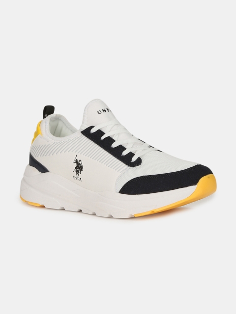 U.S. Polo Assn. Men White Sneakers
