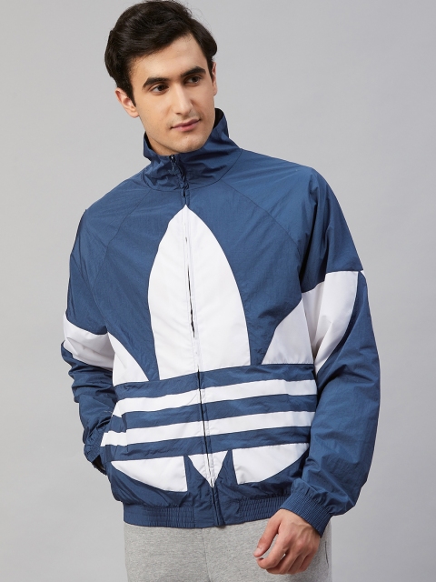 ADIDAS Originals Men Navy Blue & White Brand Logo Printed Big Trefoil Track Jacket
ADIDAS Originals Men Navy Blue & White Brand Logo Printed Big Trefoil Track Jacket