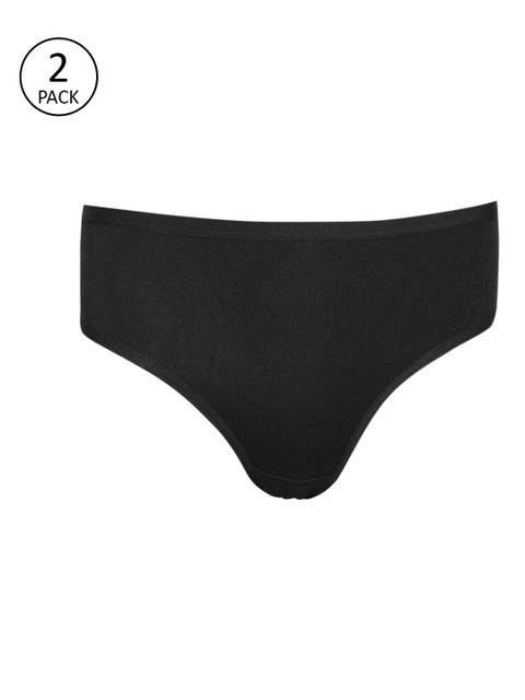 Jockey Women Pack Of 2 Black Solid Hipster Briefs
Jockey Women Pack Of 2 Black Solid Hipster Briefs