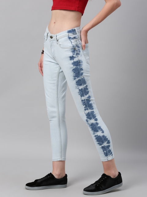 Roadster Women Blue Skinny Fit Mid-Rise Clean Look Cropped Jeans with Printed Detail
Roadster Women Blue Skinny Fit Mid-Rise Clean Look Cropped Jeans with Printed Detail