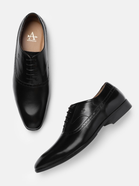 Arrow Men Black BLAIR 2.0 Formal Oxfords