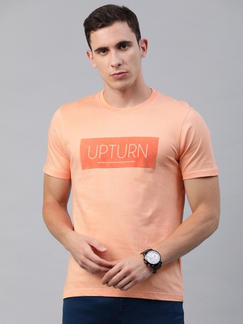 Park Avenue Men Peach-Coloured Slim Fit Printed Round Neck Pure Cotton T-shirt
Park Avenue Men Peach-Coloured Slim Fit Printed Round Neck Pure Cotton T-shirt