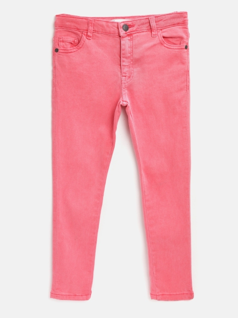 Marks & Spencer Girls Coral Pink Super Skinny Fit Mid-Rise Clean Look Stretchable Jeans
Marks & Spencer Girls Coral Pink Super Skinny Fit Mid-Rise Clean Look Stretchable Jeans