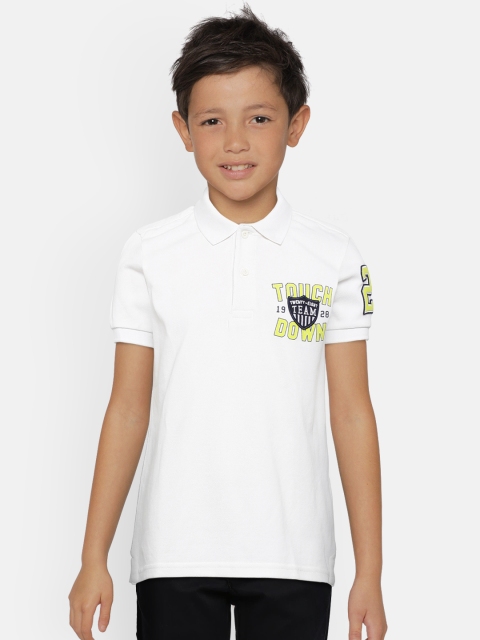 United Colors of Benetton Boys White Printed Detail Polo Collar Pure Cotton T-shirt
United Colors of Benetton Boys White Printed Detail Polo Collar Pure Cotton T-shirt